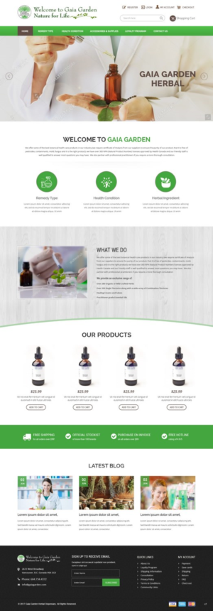 Web Design by pb for this project | Design: #15616535