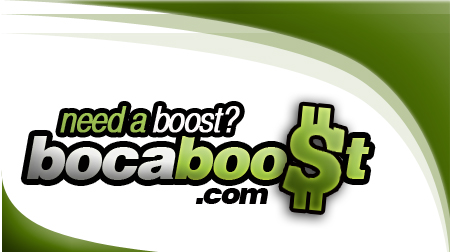 Diseño de Logo por pixeljuice para BocaBoost.com | Diseño #38070