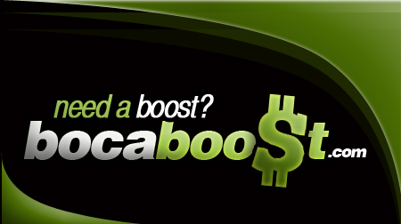 Logo Design by pixeljuice for BocaBoost.com | Design #38073