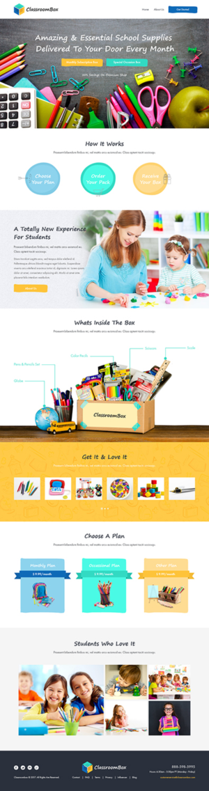 ClassroomBox - New Website Design | Web Design par Tpith