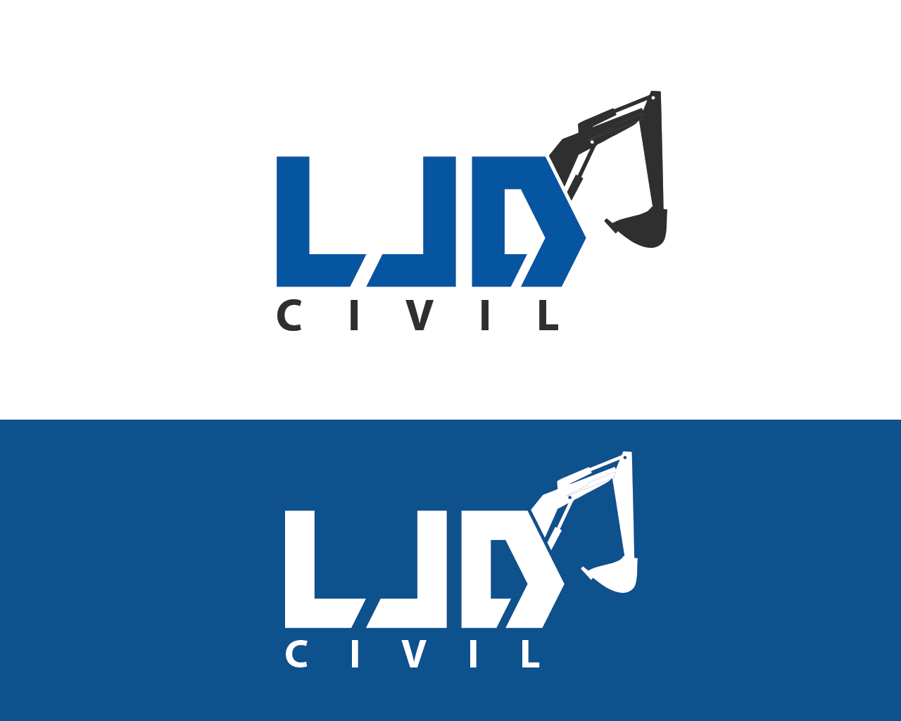 Logo Design by Riz' for LJD Civil | Design #15633444