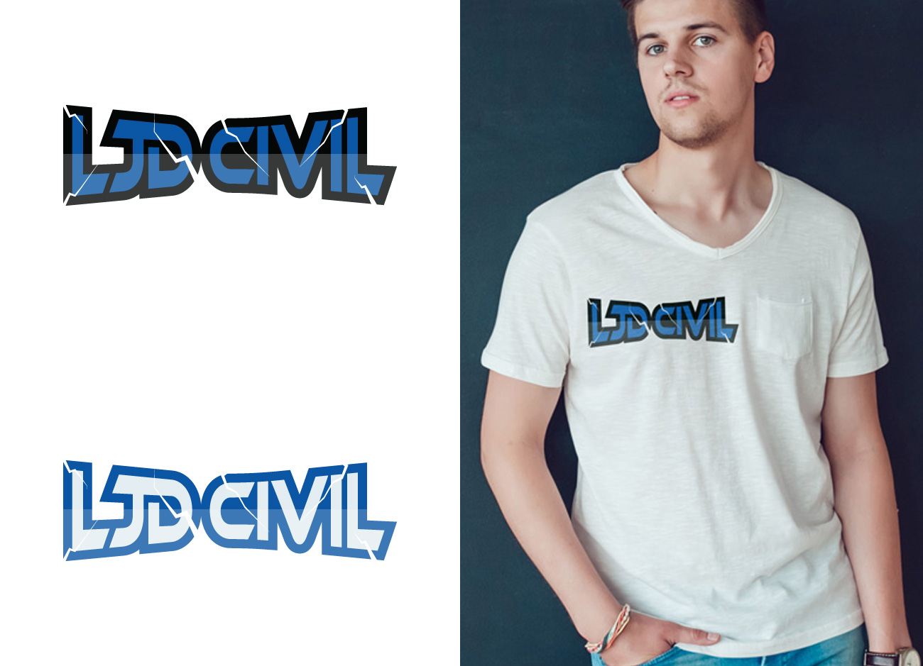 Logo Design by Impressive Solutions for LJD Civil | Design #15638765
