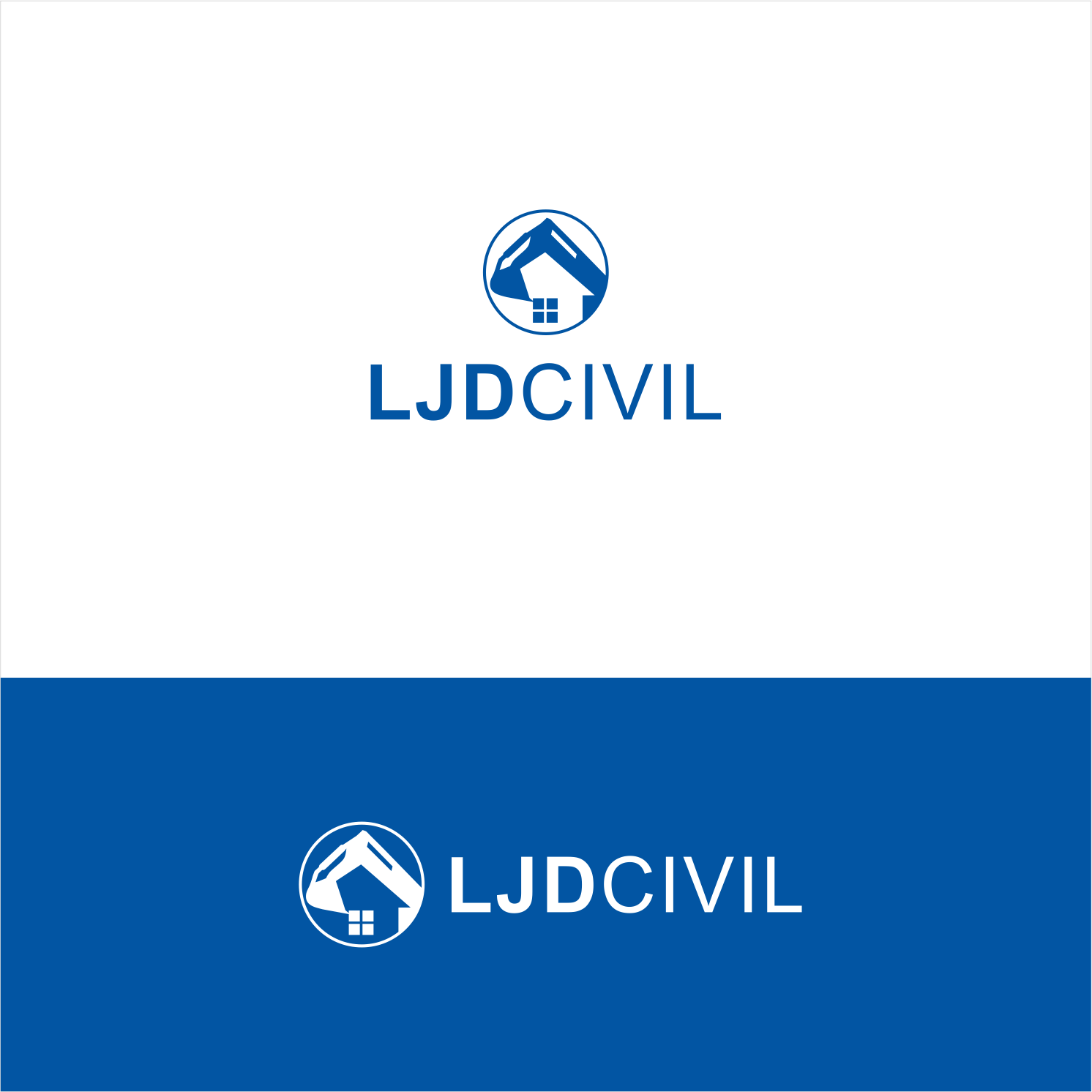 Logo Design by kolevvp for LJD Civil | Design #15634439