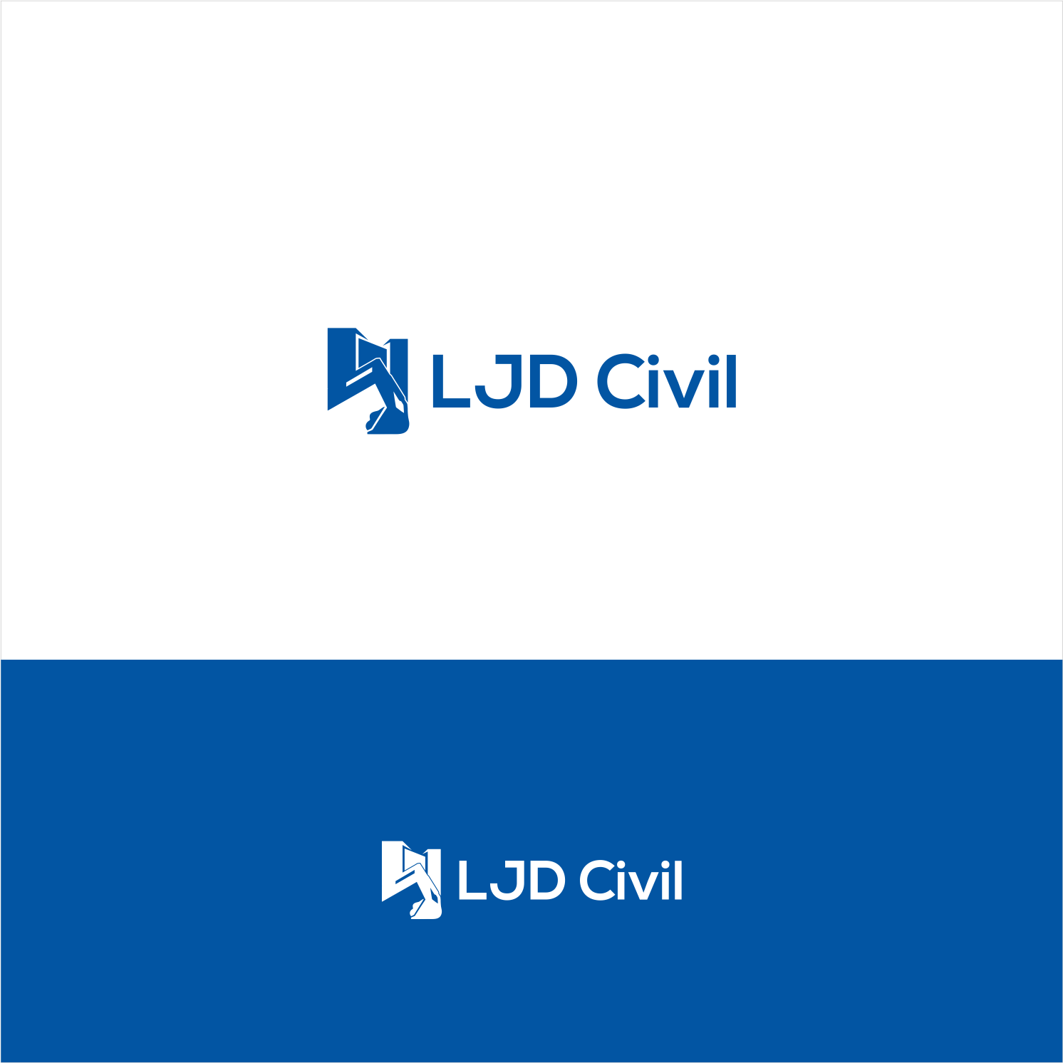 Logo Design by kolevvp for LJD Civil | Design #15634440