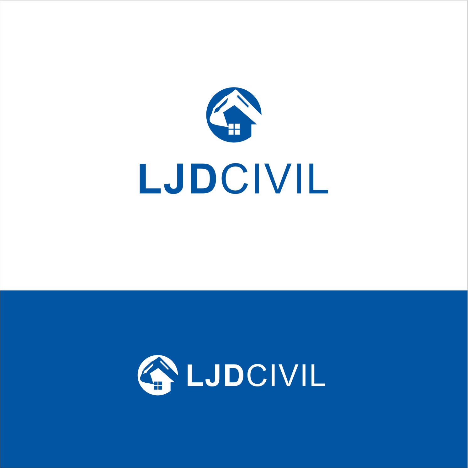 Logo Design by kolevvp for LJD Civil | Design #15634441