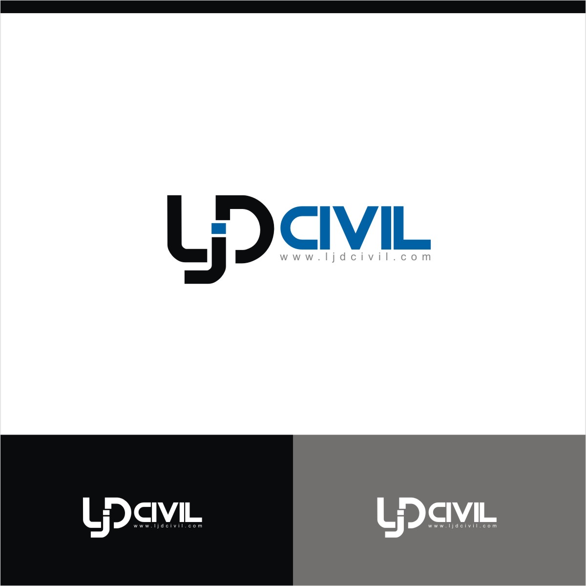 Logo Design by webeezine for LJD Civil | Design #15642072