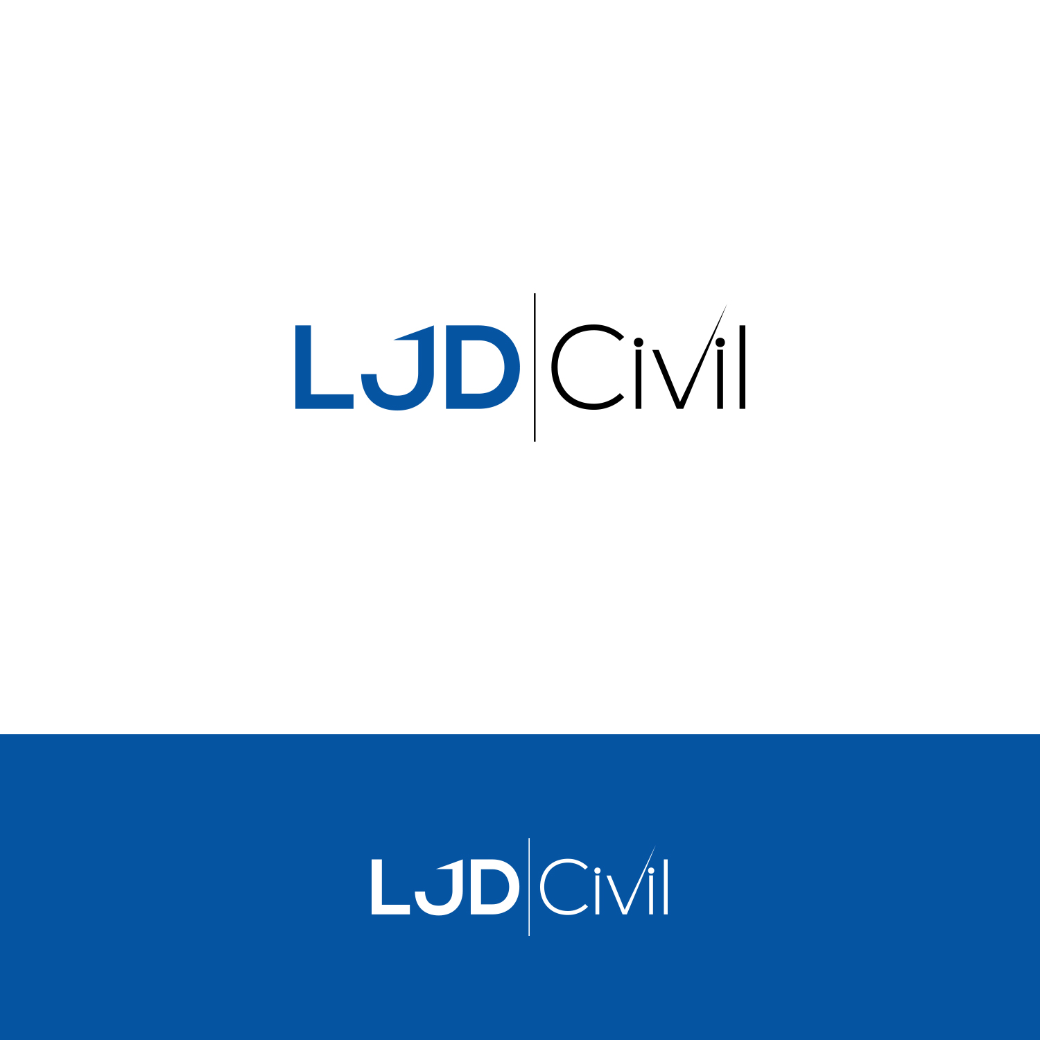 Logo Design by Aliza Creative for LJD Civil | Design #15640858