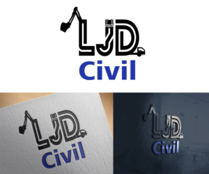 Logo Design by chrissy.marixtine for LJD Civil | Design #15643060