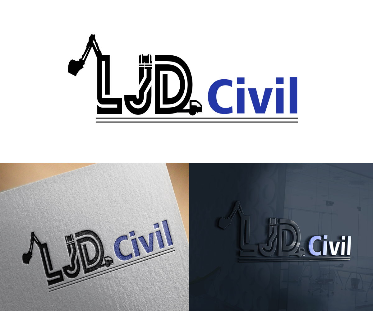 Logo Design by chrissy.marixtine for LJD Civil | Design #15643062