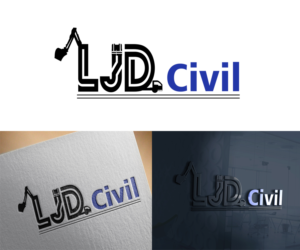 Logo Design by chrissy.marixtine for LJD Civil | Design: #15643062