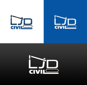 Logo Design by Valentim for LJD Civil | Design #15644461