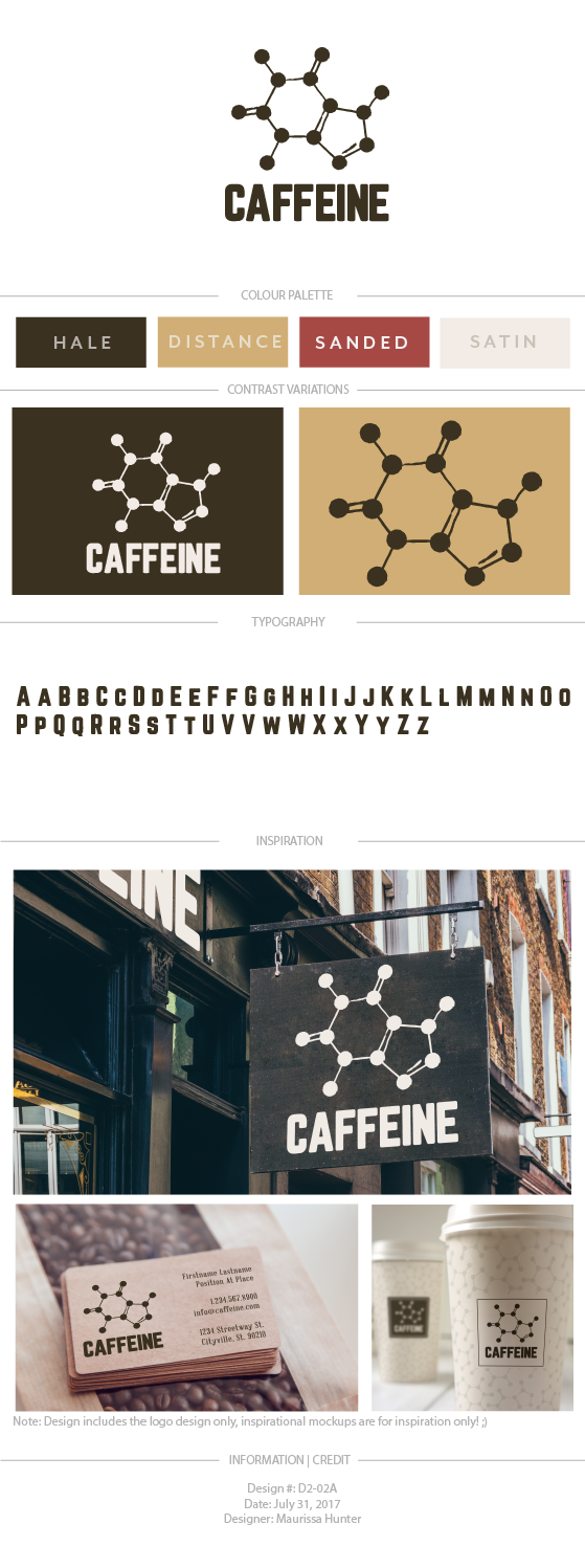 Logo Design by Maurissahunter for Caffeine | Design #15619732