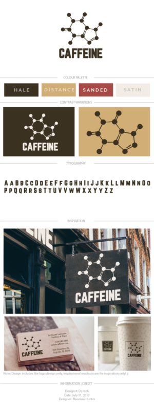 Logo Design by Maurissahunter for Caffeine | Design: #15619732