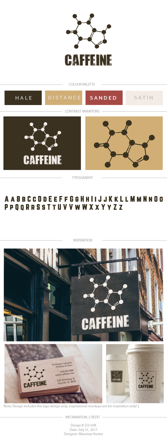 Logo Design by Maurissahunter for Caffeine | Design #15619735
