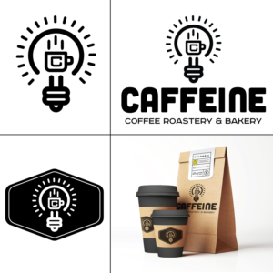 Logo Design by M.A.D. Co for Caffeine | Design #15631714