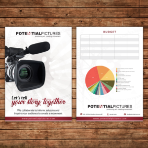 Brochure Design by debdesign for Potential Pictures Inc | Design: #15615204