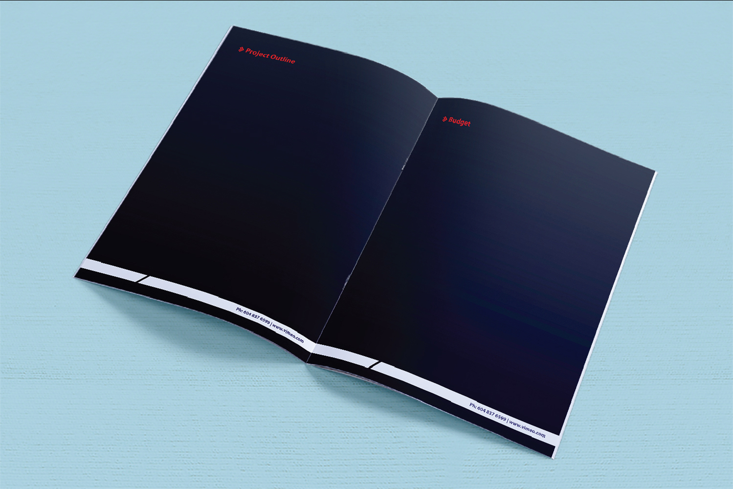 Brochure Design by Deziners Zone for Potential Pictures Inc | Design #15623924