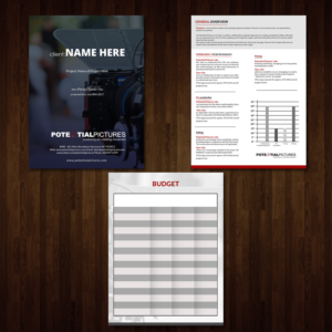 Brochure Design by creative.bugs for Potential Pictures Inc | Design: #15625977