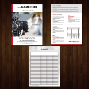 Brochure Design by creative.bugs for Potential Pictures Inc | Design: #15625978