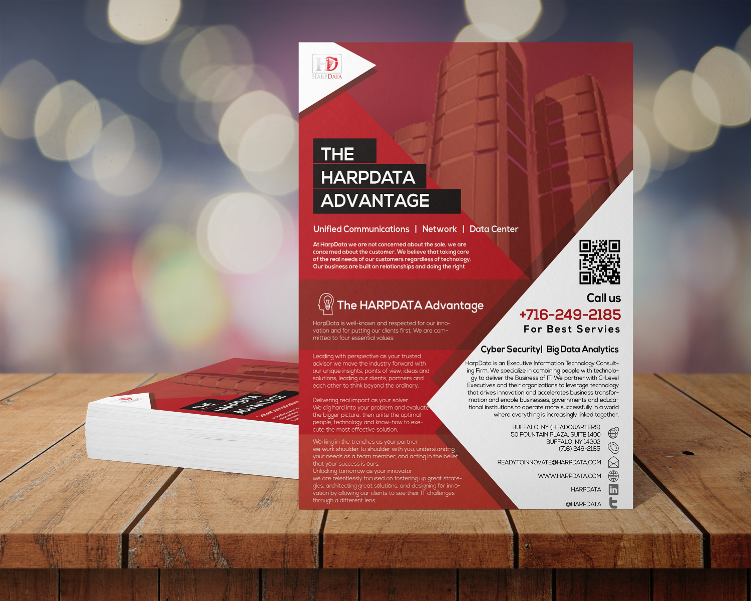 Flyer Design by Grebowiec Peter for HarpData | Design #16633369