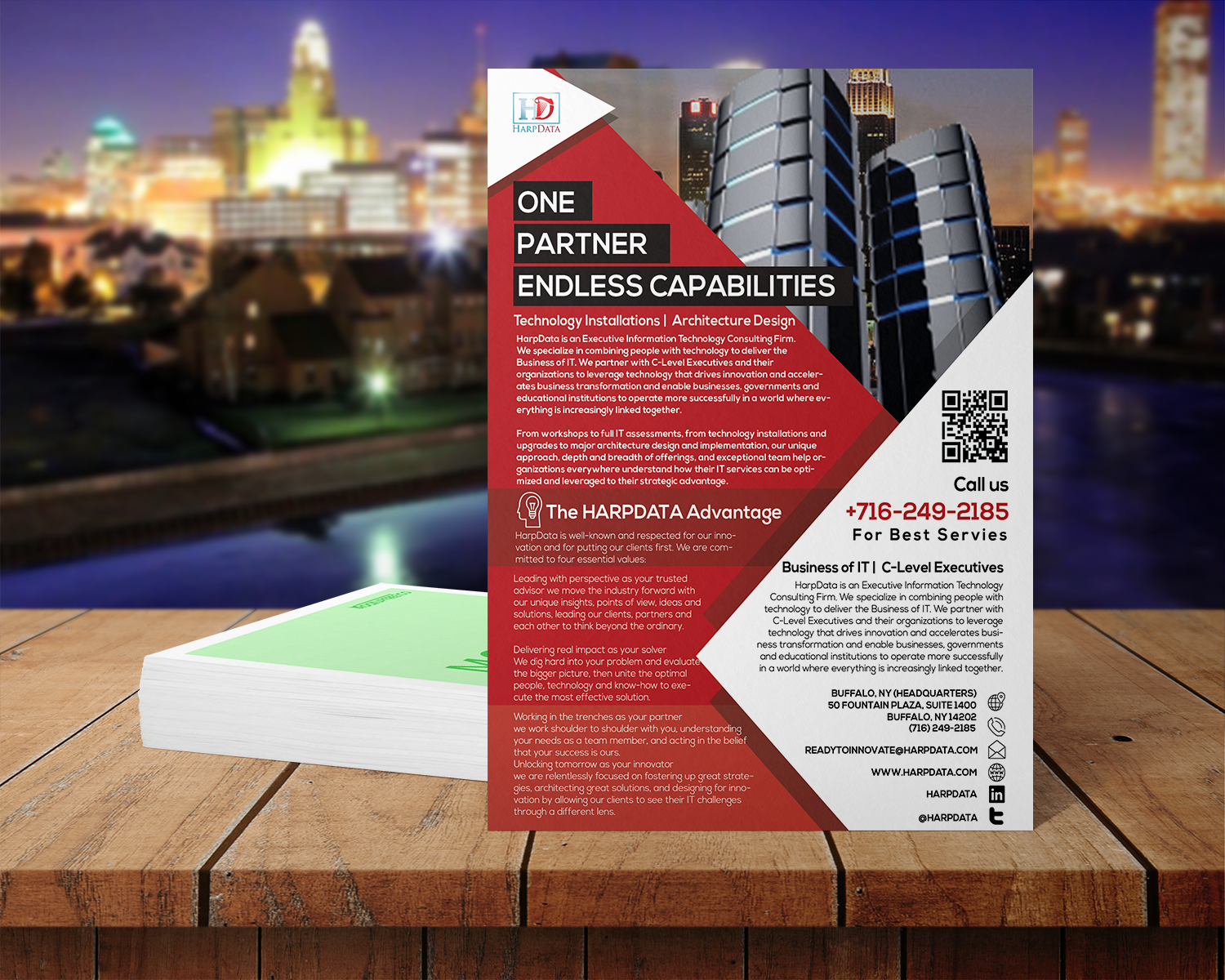 Flyer Design by Grebowiec Peter for HarpData | Design #16639186