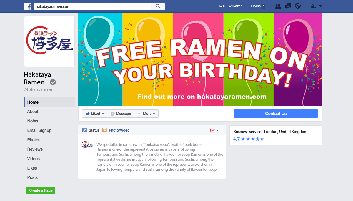 Elegant Playful Japanese Restaurant Banner Ad Design For A