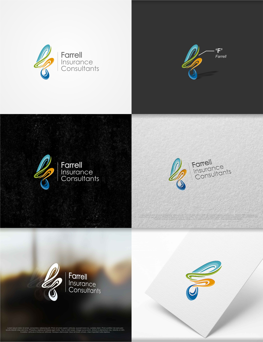 Logo Design by artswolf for Farrell Insurance Consultants LLC | Design #15716869