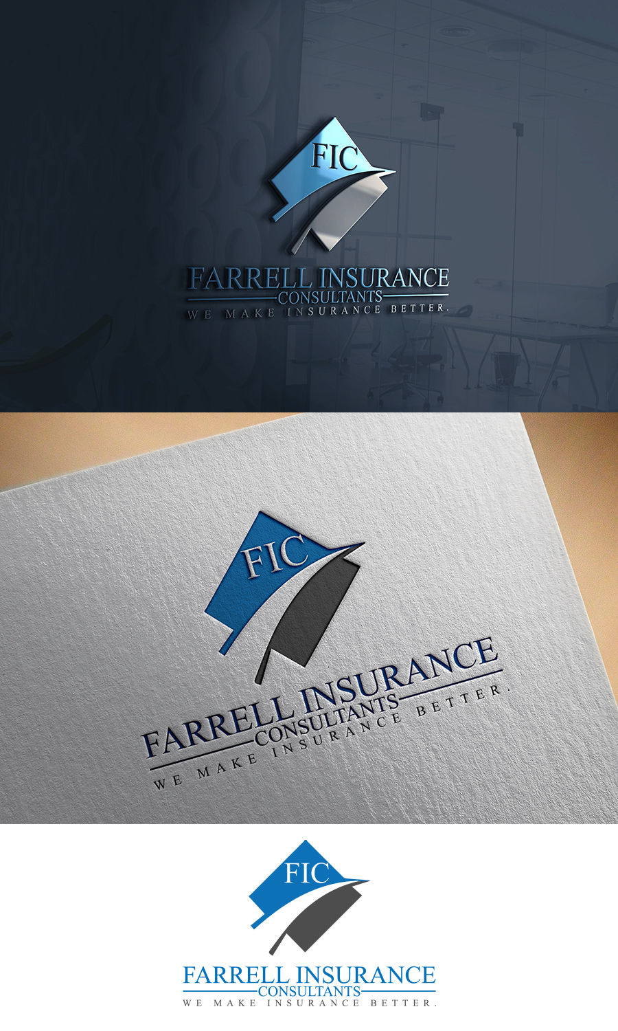 Design de Logo par supercreative pour Farrell Insurance Consultants LLC | Design #15627535