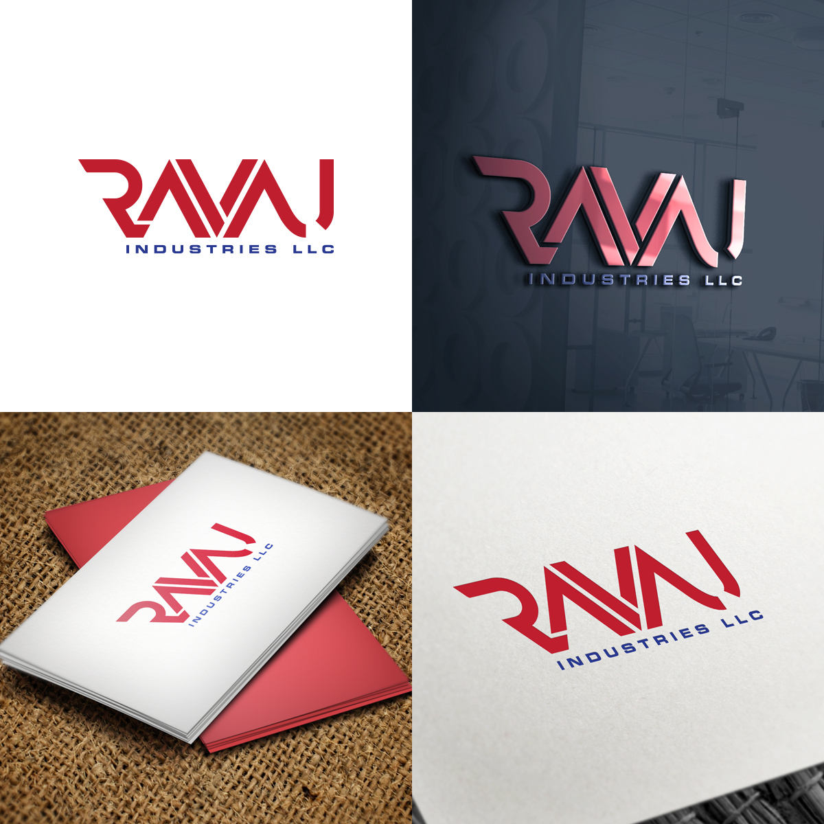 Logo-Design von Salina R für RAVAJ Industries LLC | Design #15997551