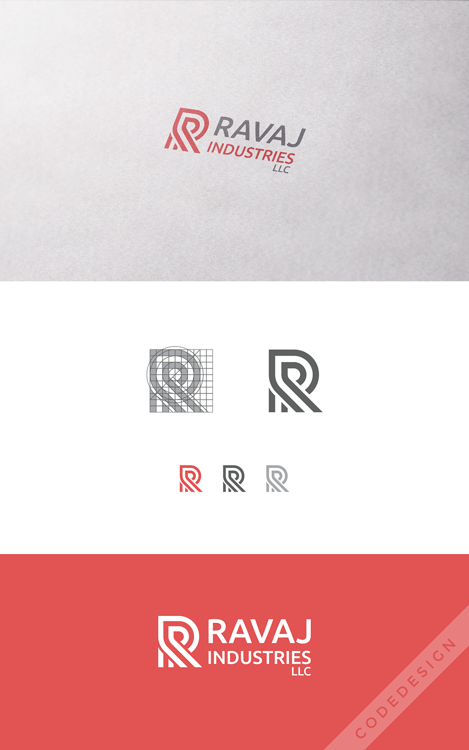Logo-Design von Decos Studio für RAVAJ Industries LLC | Design #15952616