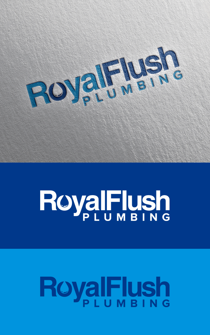 Logo-Design von RCGraphics für Royal Flush Plumbing | Design #15619759
