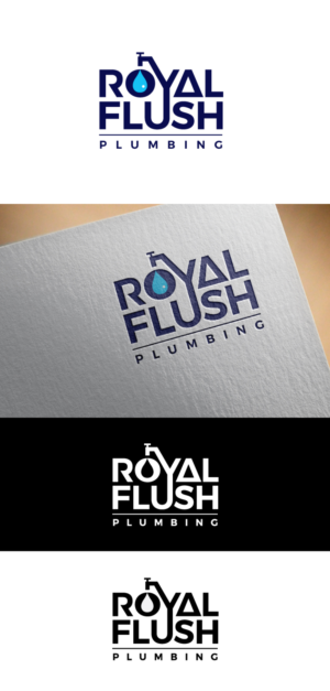 Logo Design by somani for Royal Flush Plumbing | Design: #15612792