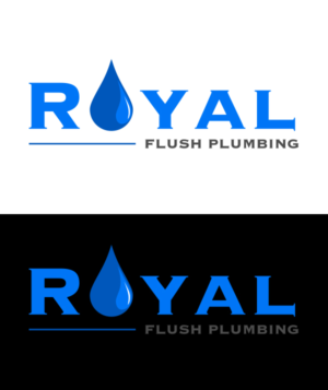 Logo Design by king solangi for Royal Flush Plumbing | Design: #15612589