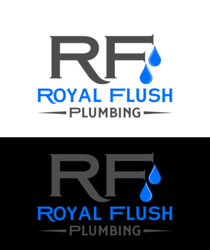 Logo Design by king solangi for Royal Flush Plumbing | Design: #15612591