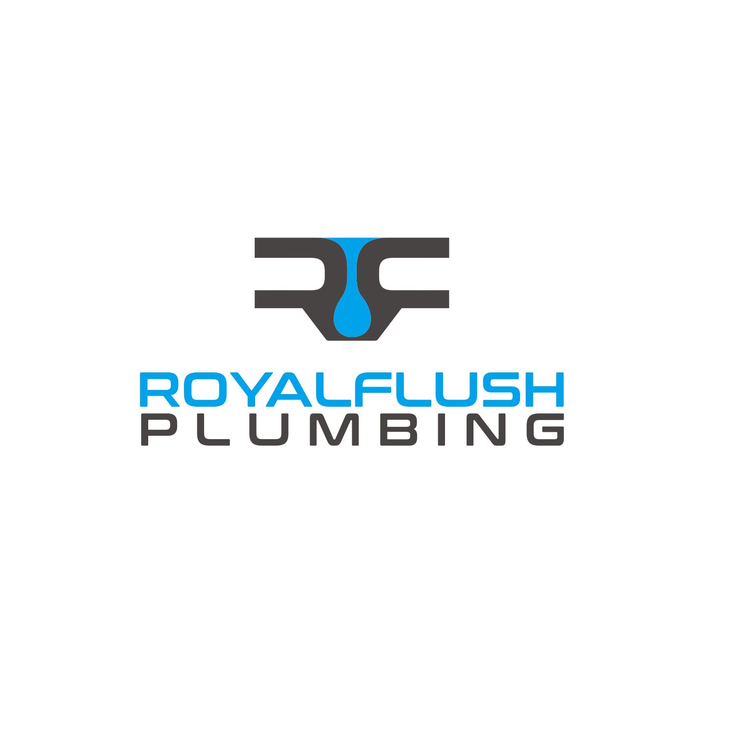 Logo Design by Kayla. for Royal Flush Plumbing | Design #15619007