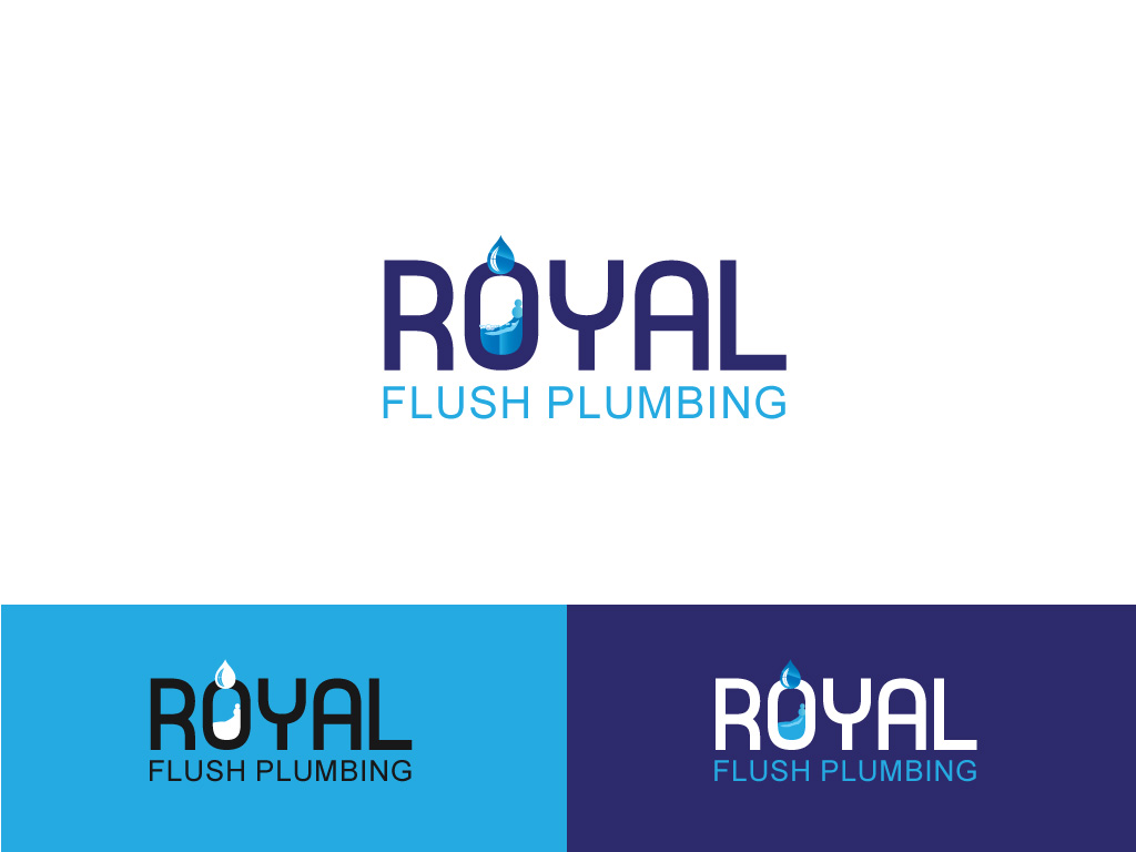 Logo Design by Designs 2019 for Royal Flush Plumbing | Design #15612504