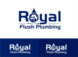 Logo Design by Soul Light for Royal Flush Plumbing | Design: #15616284