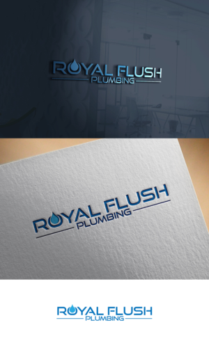 Logo Design by supercreative for Royal Flush Plumbing | Design: #15619380