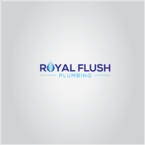Logo Design by rozT for Royal Flush Plumbing | Design: #15632416