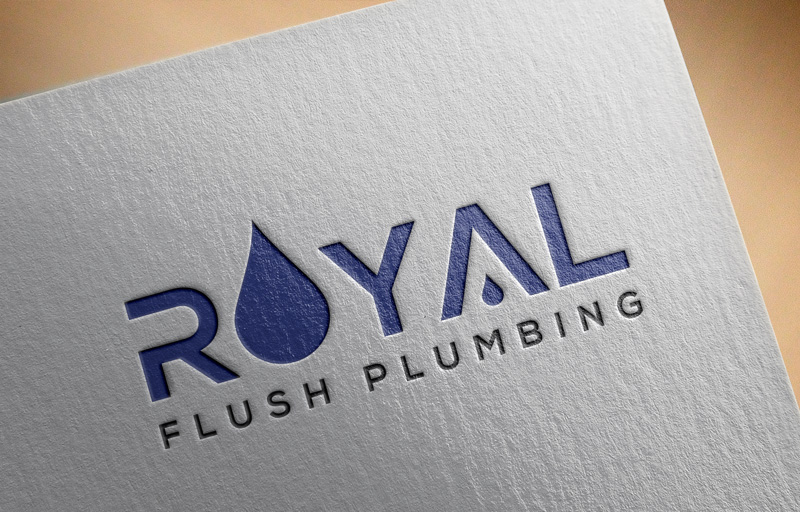 Logo Design by maksud0123 for Royal Flush Plumbing | Design #15619745