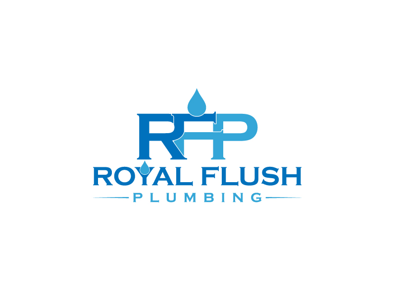 Diseño de Logo por imsakiballhasan para Royal Flush Plumbing | Diseño #15634038