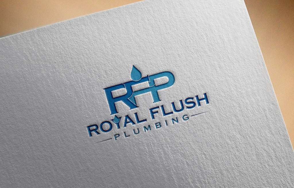 Logo Design by imsakiballhasan for Royal Flush Plumbing | Design #15634041