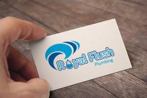 Logo Design by TheLogoHouse for Royal Flush Plumbing | Design #15619194
