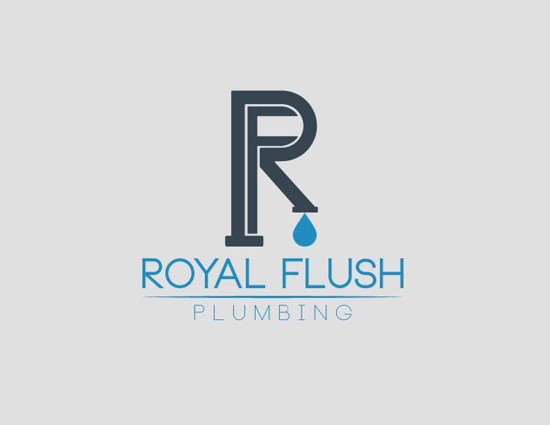 Logo Design by E-10 for Royal Flush Plumbing | Design #15645422