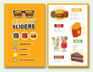 Menu Design by Gareer Saleh