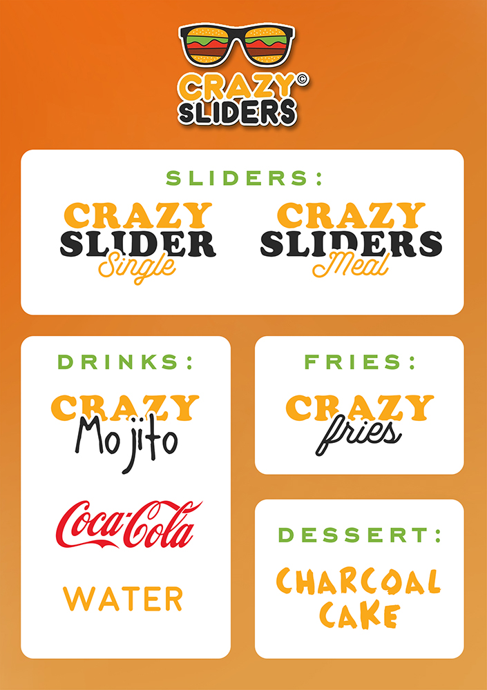 Menu Design by mrmrnjr for this project | Design #15738680