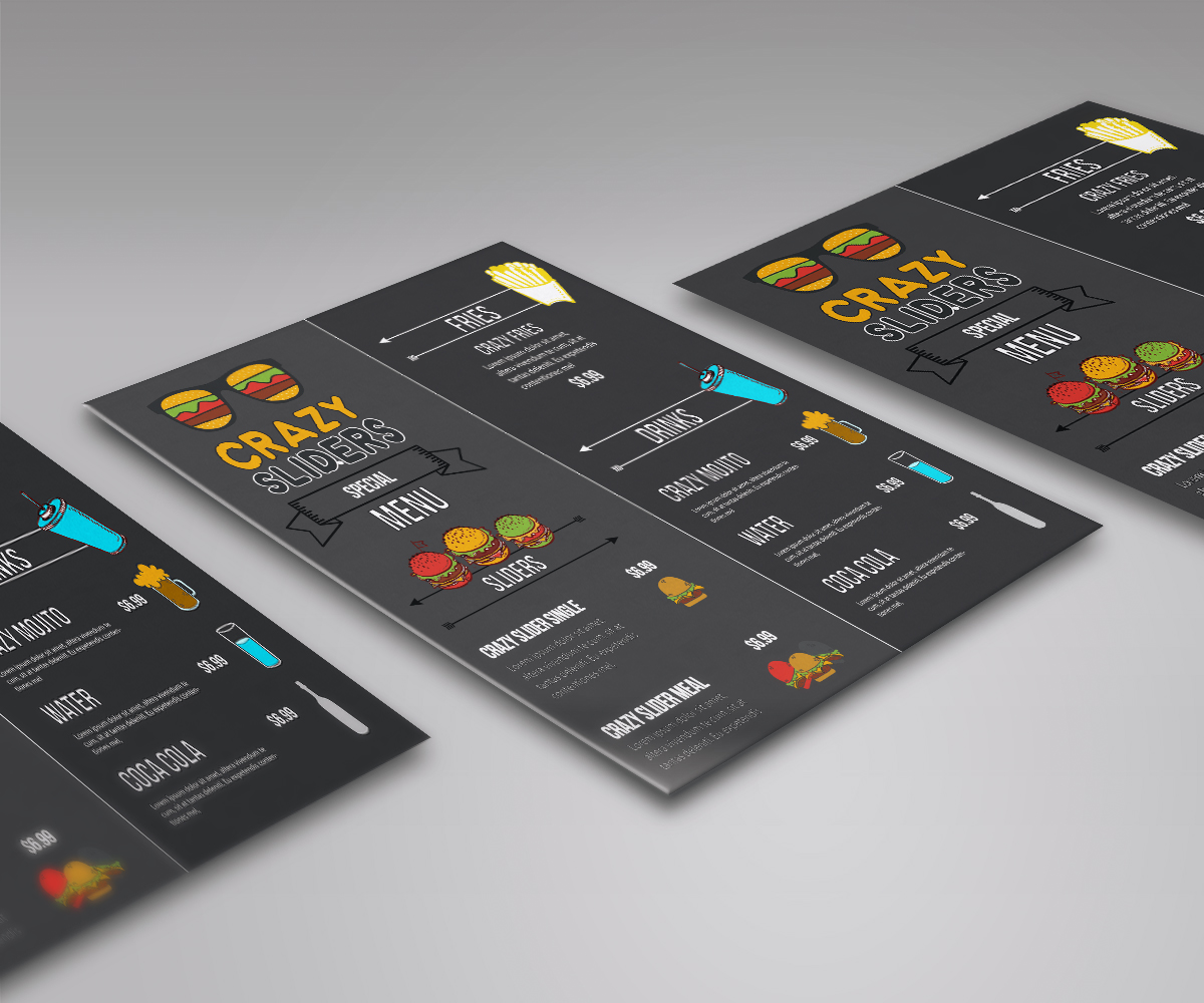 Menu Design by HamzaMalik for this project | Design #15736656