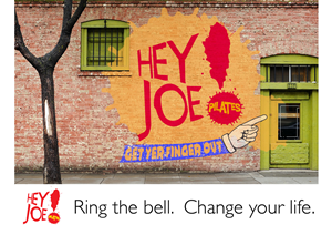 Logo Design by Graphic Device for Hey Joe! Pilates | Design: #2654647