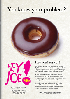 Logo Design by Graphic Device for Hey Joe! Pilates | Design: #2654650