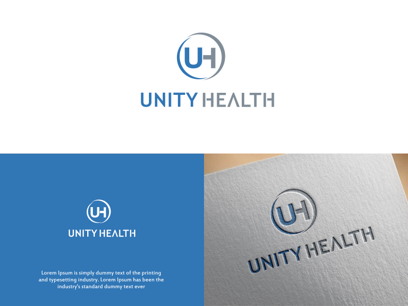 Logo Design by LuntikMoonBee for Unity Health | Design #15749024